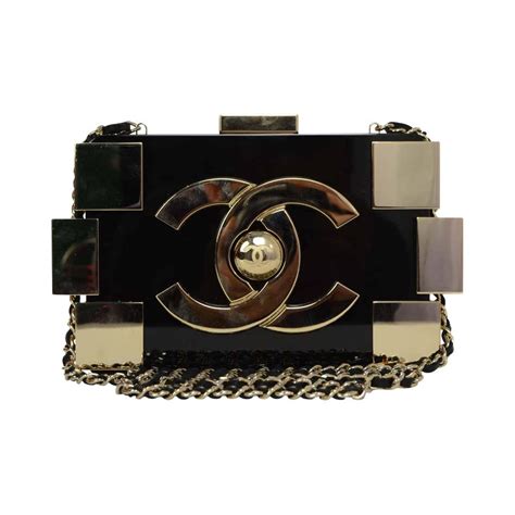 black and gold chanel lego bag|chanel lego bags for sale.